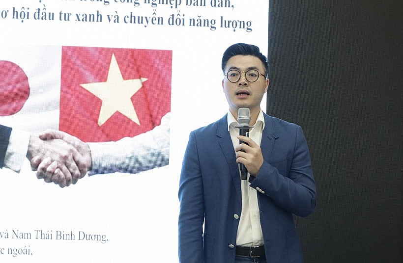 Nguyen Duy Kien, head of the Northeast Asia and South Pacific division at the Ministry of Industry and Trade, speaks at the seminar. (Photo: VNA) Nguyen Duy Kien, head of the Northeast Asia and South Pacific division at the Ministry of Industry and Trade, speaks at the seminar. (Photo: VNA)