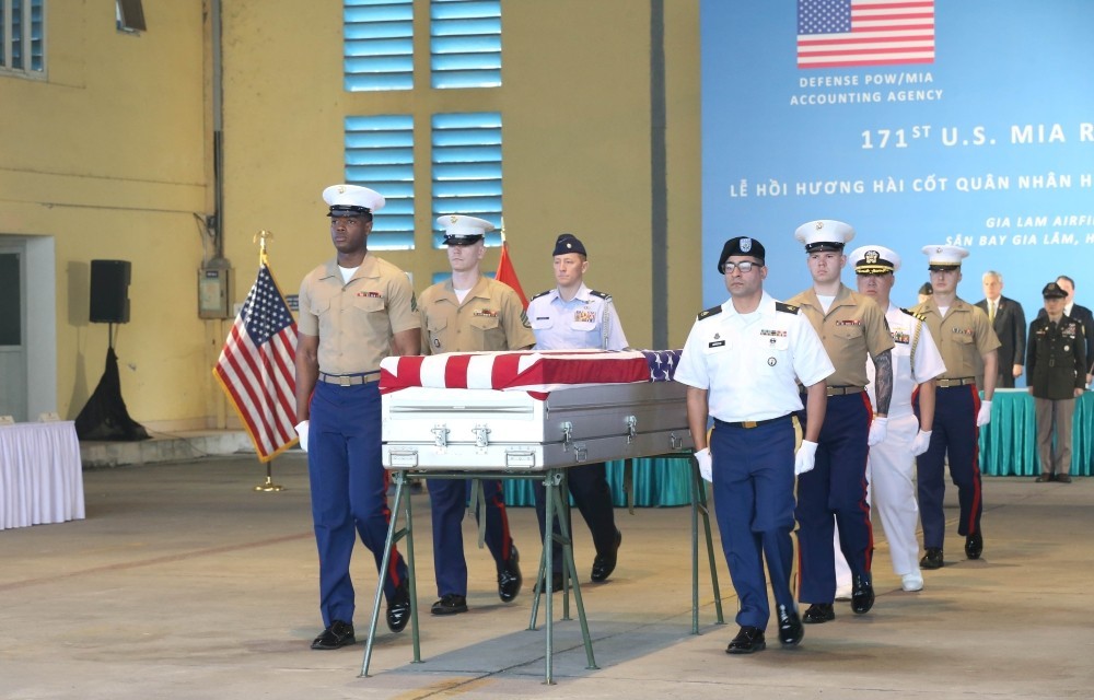 Vietnam Hands Over Remains of US Service Members Missing in Action Vietnam Hands Over Remains of US Service Members Missing in Action