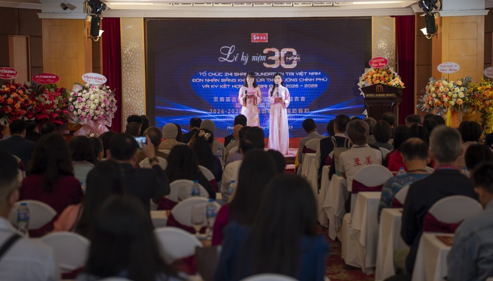 Zhi Shan Foundation Marks 30 Years of Operations in Vietnam, Receives Certificate of Merit from the Prime Minister Zhi Shan Foundation Marks 30 Years of Operations in Vietnam, Receives Certificate of Merit from the Prime Minister