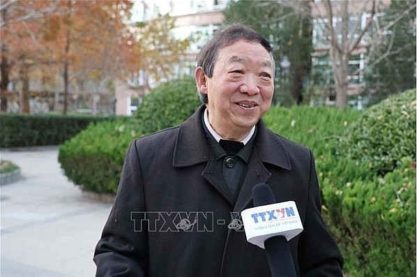 Professor Chu Zhenming, Honorary Director of the South Asia-Southeast Asia Research Institute under the Yunnan Academy of Social Sciences (Photo: VNA)