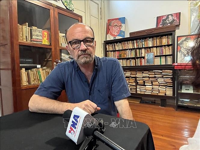 Marcelo Rodriguez, head of the Commission for Foreign Affairs of the Communist Party of Argentina Central Committee (Photo: VNA) Marcelo Rodriguez, head of the Commission for Foreign Affairs of the Communist Party of Argentina Central Committee (Photo: VNA)