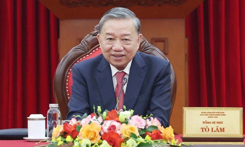 General Secretary Tô Lâm during a telephone conversation with President Trump in July 2025. (Photo: VNA) General Secretary Tô Lâm during a telephone conversation with President Trump in July 2025. (Photo: VNA)
