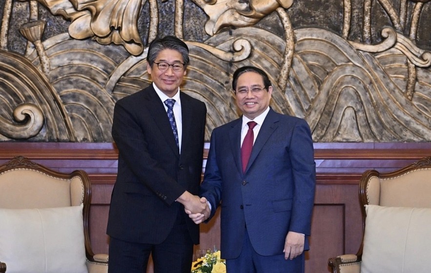 Prime Minister Pham Minh Chinh welcomes Japanese Ambassador to Vietnam Ito Naoki. Prime Minister Pham Minh Chinh welcomes Japanese Ambassador to Vietnam Ito Naoki.