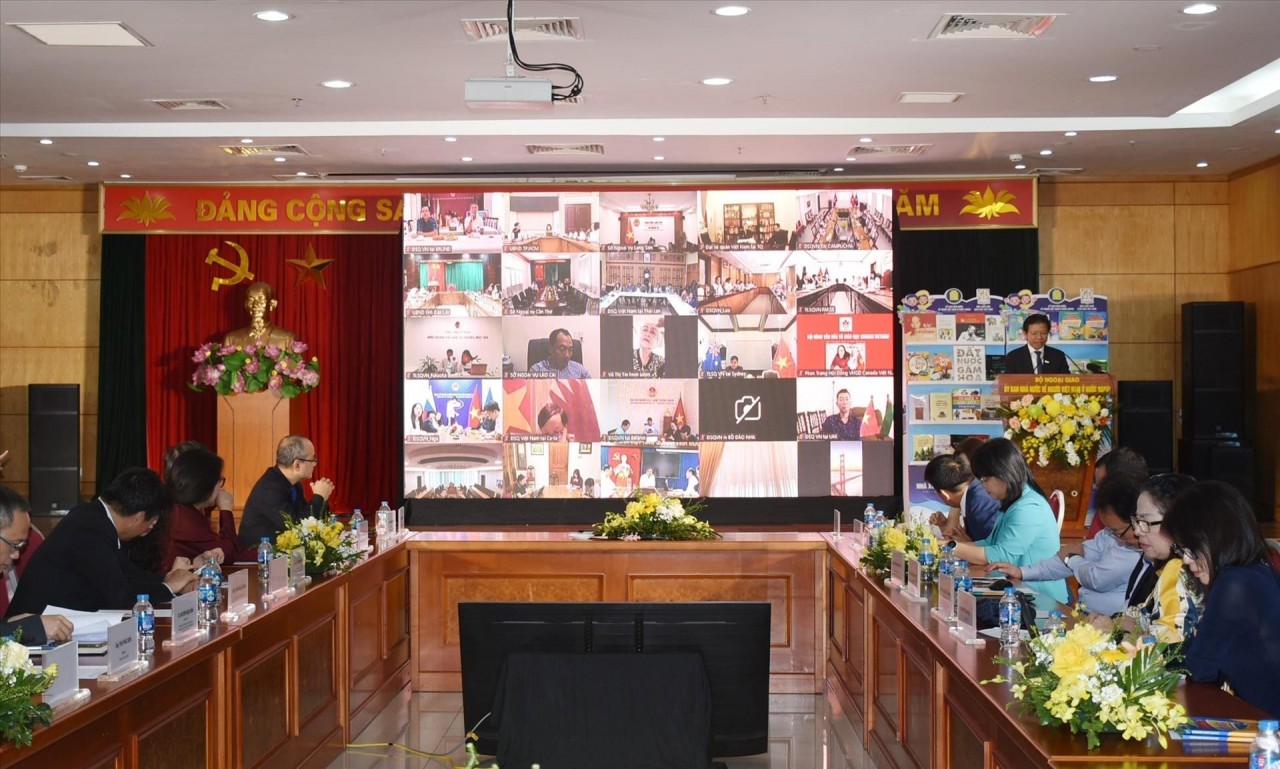 view of the launch ceremony for the Day Honoring the Vietnamese Language and the 2026 Search for Vietnamese Language Ambassadors Abroad. (Photo: Diệp Trương – VNA).