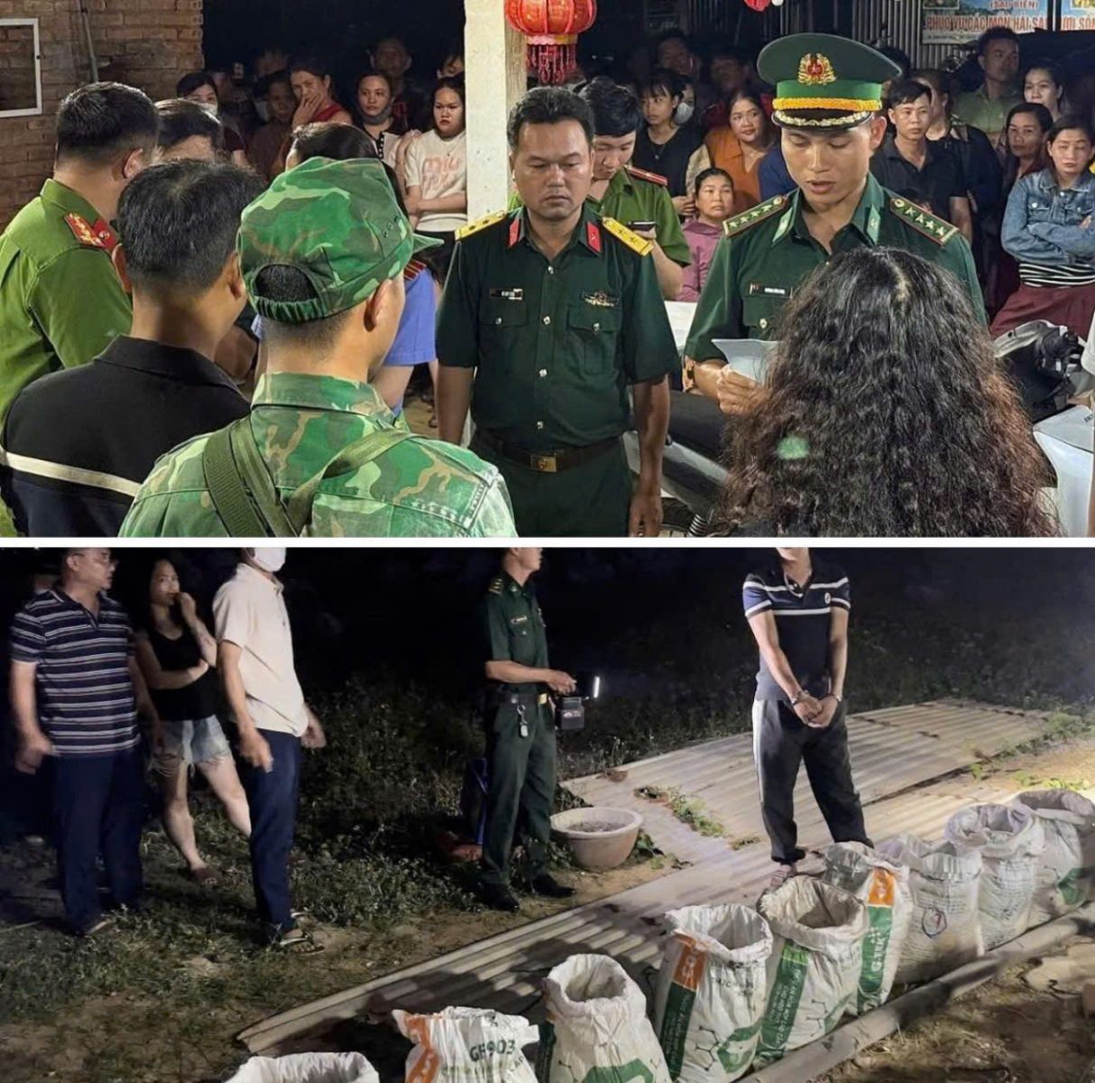 More than 350kg of illegal explosives discovered during a joint operation in coastal Quang Ngai. (Photo: Quang Ngai Provincial Police) More than 350kg of illegal explosives discovered during a joint operation in coastal Quang Ngai. (Photo: Quang Ngai Provincial Police)