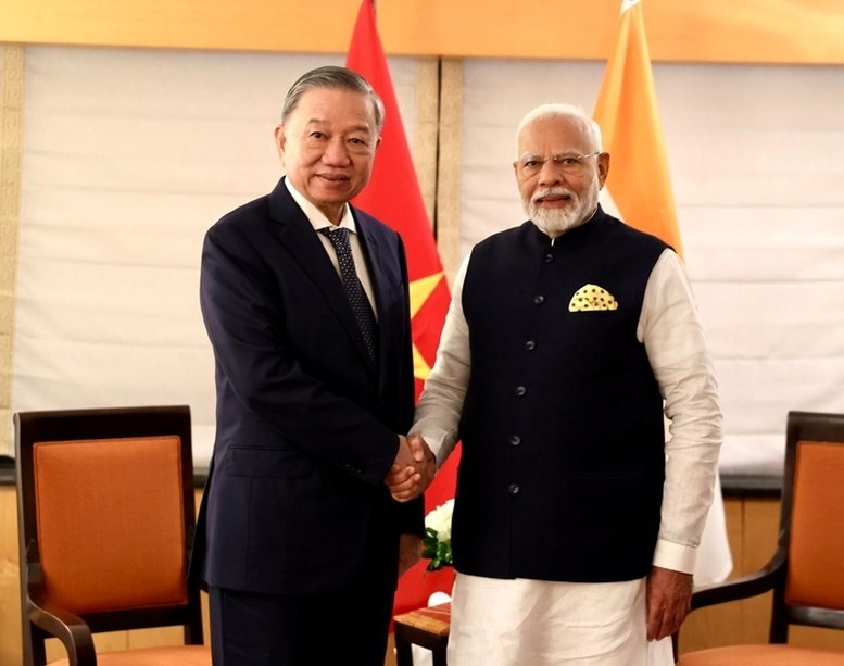 General Secretary and President Tô Lâm met with Indian Prime Minister Narendra Modi on the sidelines of the Summit of the Future and the high-level general debate of the United Nations General Assembly in New York (USA) in September 2024. General Secretary and President Tô Lâm met with Indian Prime Minister Narendra Modi on the sidelines of the Summit of the Future and the high-level general debate of the United Nations General Assembly in New York (USA) in September 2024.