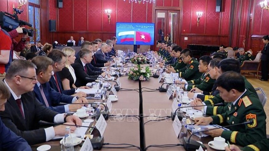 The second consultation meeting on marine affairs between Vietnam and Russian (Photo: VNA) The second consultation meeting on marine affairs between Vietnam and Russian (Photo: VNA)