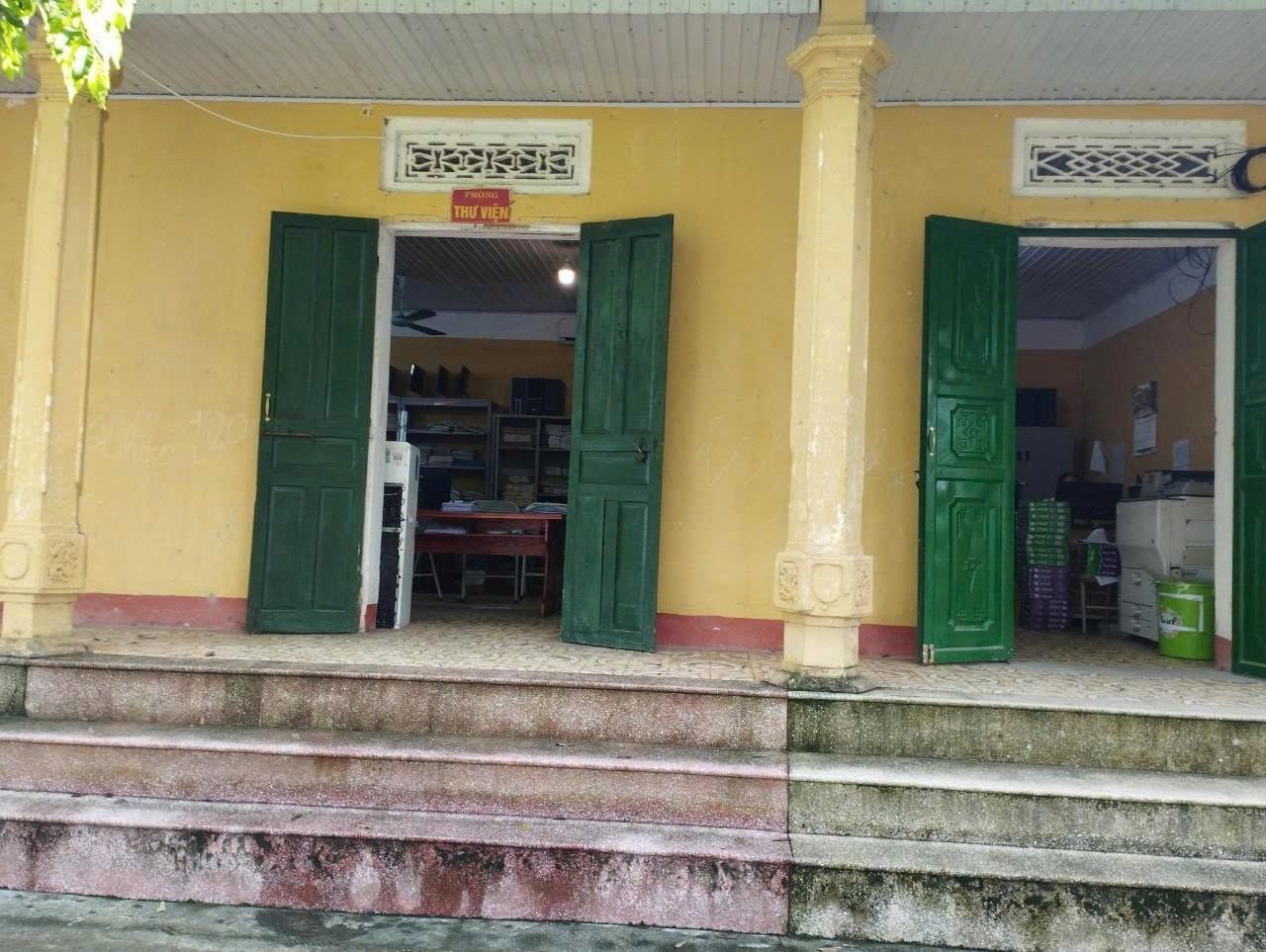 Kim Xuyen High School library before construction began. (Photo: GNI)