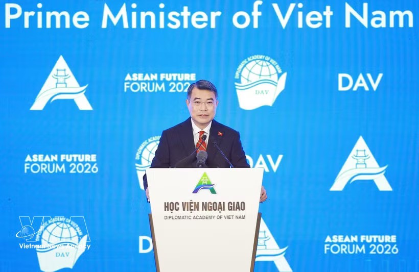 Vietnamese Prime Minister Le Minh Hung addresses the opening of the ASEAN Future Forum (AFF) 2026 in Hanoi on June 9 (Photo: VNA) Vietnamese Prime Minister Le Minh Hung addresses the opening of the ASEAN Future Forum (AFF) 2026 in Hanoi on June 9 (Photo: VNA)