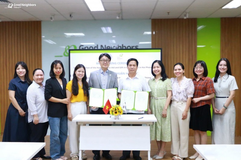 Good Neighbors Vietnam (GNI), Hai Phong City Union of Friendship Organizations Join Hands to Implement a Community Aid Program Good Neighbors Vietnam (GNI), Hai Phong City Union of Friendship Organizations Join Hands to Implement a Community Aid Program