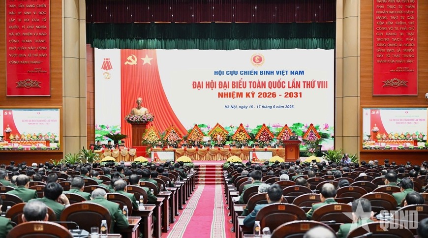 Overview of the 8th National Congress of the Viet Nam War Veterans' Association. (Photo: People's Army Newspaper) Overview of the 8th National Congress of the Viet Nam War Veterans' Association. (Photo: People's Army Newspaper)