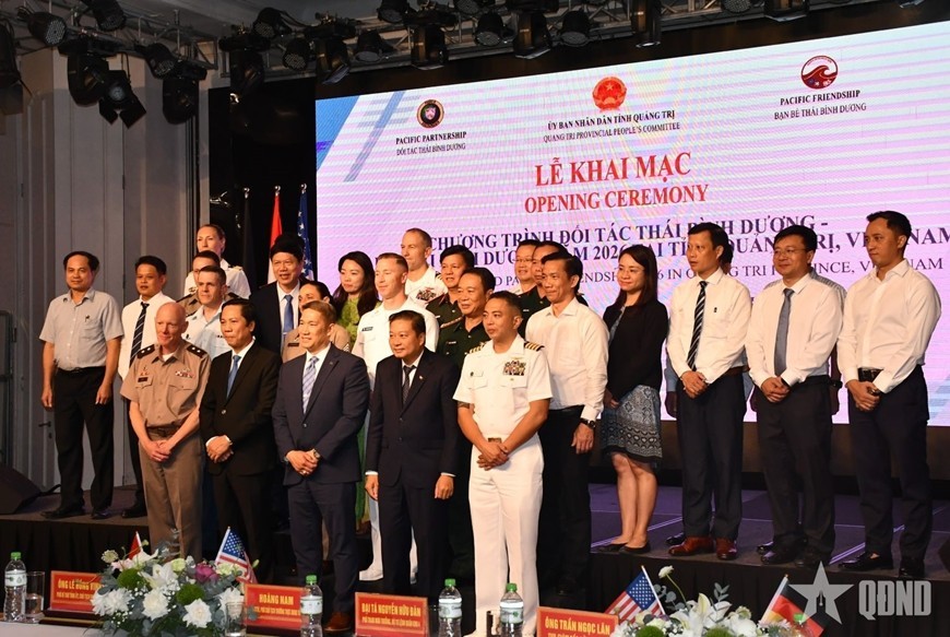 Opening ceremony of the Pacific Partnership – Pacific Friendship 2026 (PP-PF 26) program. (Photo: People's Army Newspaper)