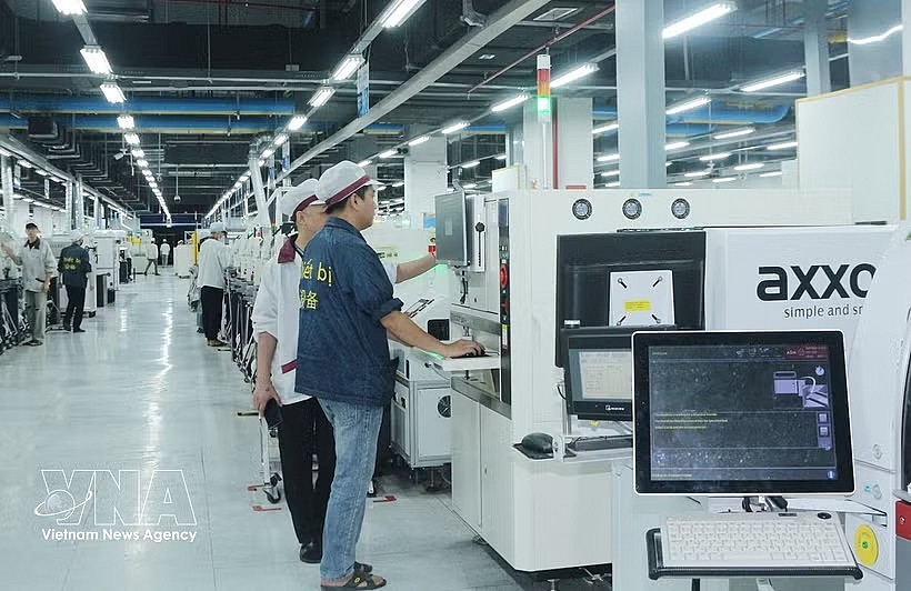 Wistron Infocomm Vietnam Co., Ltd., has operated at the Dong Van III Industrial Park in Ninh Binh province since 2021 (Photo: VNA) Wistron Infocomm Vietnam Co., Ltd., has operated at the Dong Van III Industrial Park in Ninh Binh province since 2021 (Photo: VNA)