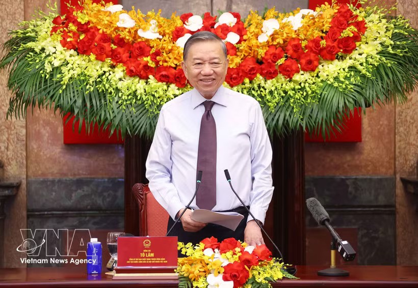 Party General Secretary and State President To Lam (Photo: VNA)
