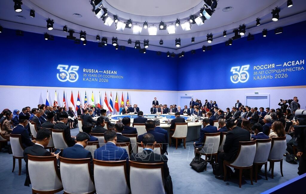 Prime Minister Le Minh Hung's participation in the ASEAN–Russia Commemorative Summit marking the 35th anniversary of ASEAN–Russia relations, held in Kazan, the Russian Federation, from June 17 to 18, 2026, concluded successfully. The visit contributed to strengthening relations between ASEAN and Russia, one of Vietnam's Comprehensive Strategic Partners, while demonstrating Vietnam's strong support for Russia and for ASEAN–Russia relations. Photo: Plenary session of the ASEAN–Russia Commemorative Summit marking the 35th anniversary of ASEAN–Russia relations. (Photo: Duong Giang/VNA) Prime Minister Le Minh Hung's participation in the ASEAN–Russia Commemorative Summit marking the 35th anniversary of ASEAN–Russia relations, held in Kazan, the Russian Federation, from June 17 to 18, 2026, concluded successfully. The visit contributed to strengthening relations between ASEAN and Russia, one of Vietnam's Comprehensive Strategic Partners, while demonstrating Vietnam's strong support for Russia and for ASEAN–Russia relations. Photo: Plenary session of the ASEAN–Russia Commemorative Summit marking the 35th anniversary of ASEAN–Russia relations. (Photo: Duong Giang/VNA)