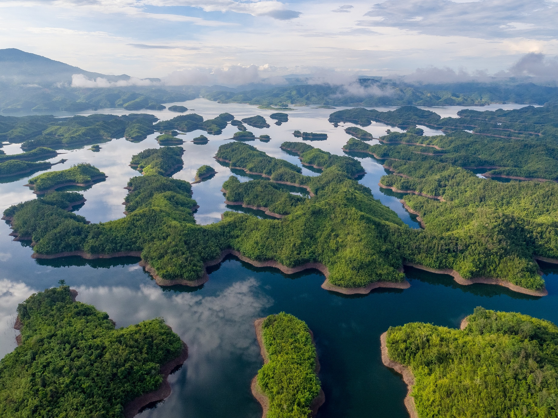 Ta Dung Lake, Ha Long Bay in Central Highlands Ta Dung Lake, Ha Long Bay of Central Highlands