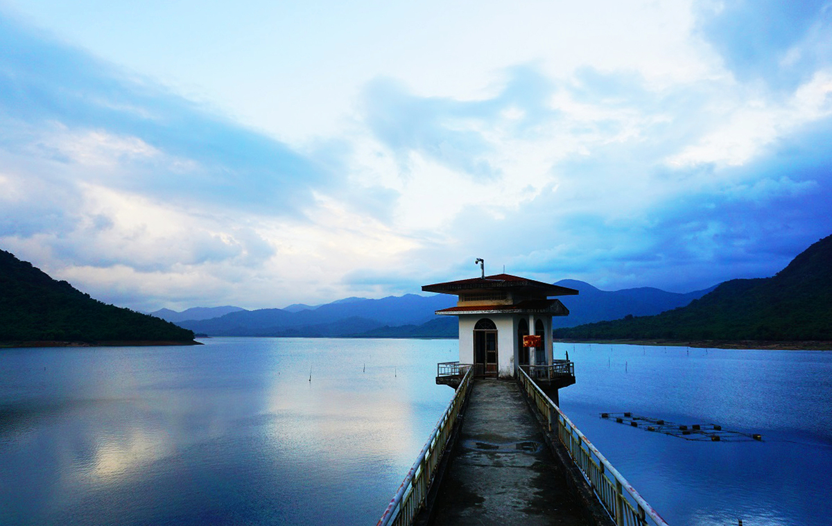 immersing in the serene beauty of nui mot lake