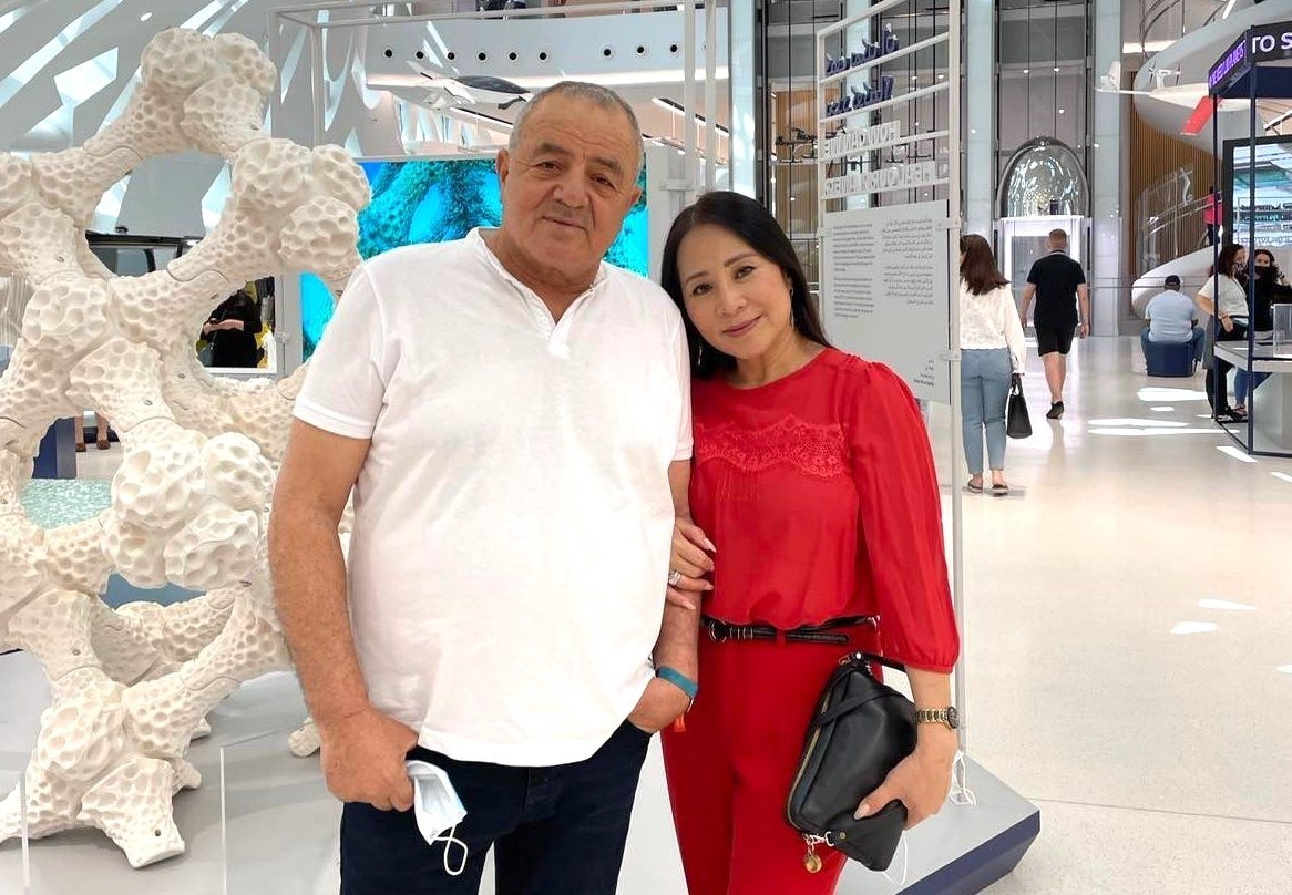 Hong Anh and her Israeli husband. (Photo: KT)