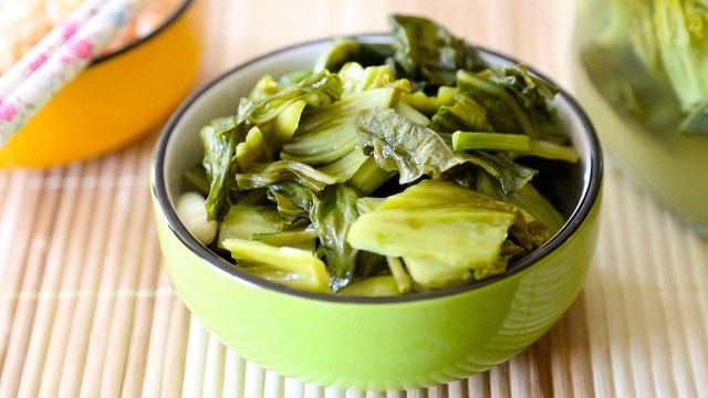 Pickled mustard greens, traditional side dish for the taste of Vietnam pickled mustard greens traditional side dish for the taste of vietnam