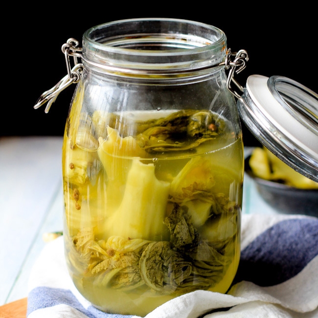 Pickled mustard greens, traditional side dish for the taste of Vietnam pickled mustard greens traditional side dish for the taste of vietnam