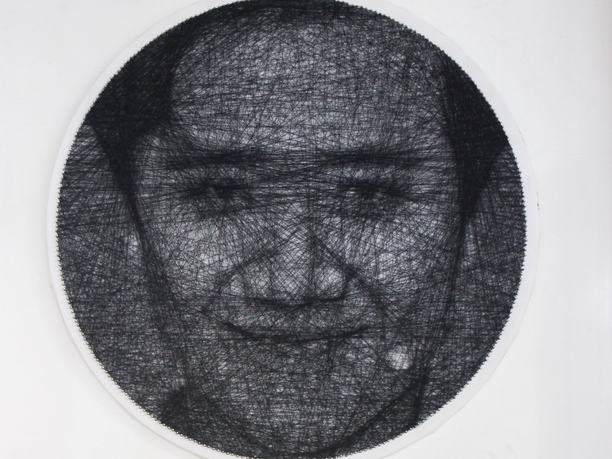 Vietnamese artist portraits global artists by string art Vietnamese artist portraits global artists by string art
