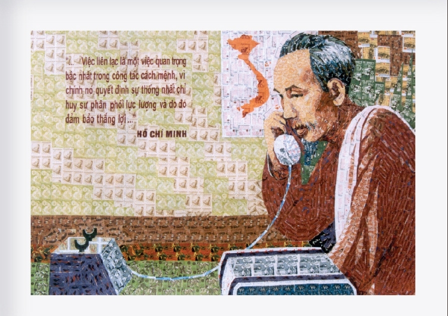 Vietnamese infinite affection towards President Ho Chi Minh through 500 stamp collages vietnamese infinite affection towards president ho chi minh through 500 stamp collages