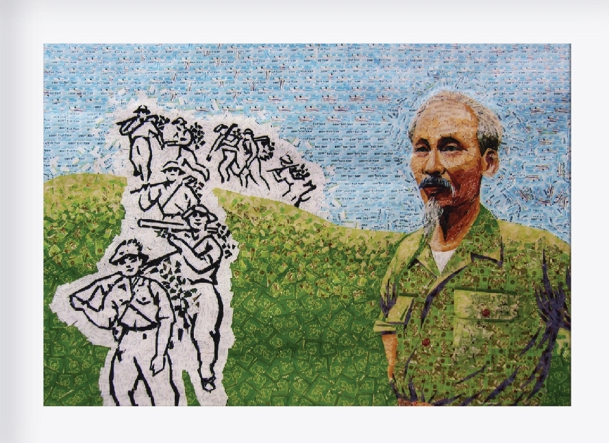 Vietnamese infinite affection towards President Ho Chi Minh through 500 stamp collages vietnamese infinite affection towards president ho chi minh through 500 stamp collages