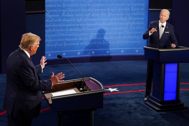 2020 Presidential Election: How to watch? Debate topics? When is the second debate? President Donald Trump and Democratic challenger Joe Biden squared off Tuesday night in their crucial first debate (Photo: Las Vegas Sun)