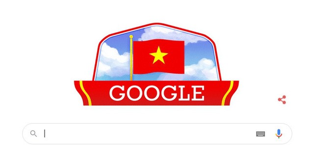 Google Doodle Features Vietnam National Flag on National Day Google Doodle Features Vietnam National Flag on National Day