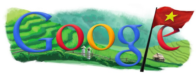 Google Doodle Features Vietnam National Flag on National Day Google Doodle Features Vietnam National Flag on National Day