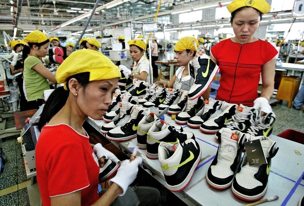 undefined Footwear making in Vietnam