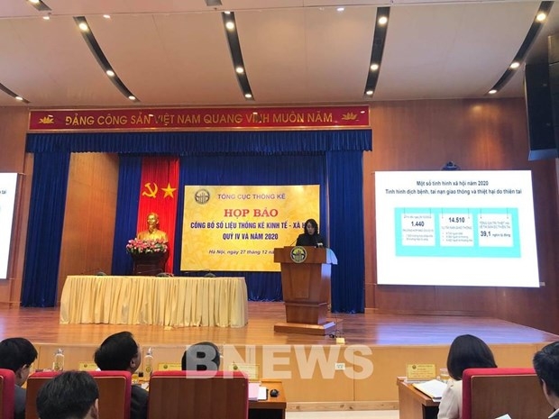GSO Director General Nguyen Thi Huong at the event (Photo: VNA)