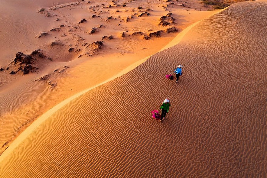 Mui ne sandunes make the place one of favorite image locations in Vietnam. Photo 