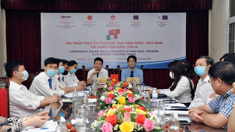 Strengthening cooperation between Vinh Phuc province and Tuscany, Italy Strengthening cooperation between Vinh Phuc province and Tuscany, Italy