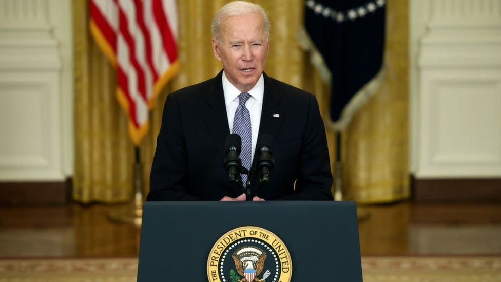 Israel should try to protect innocent civilians, Mr Biden said (Photo: Getty Images) Israel should try to protect innocent civilians, Mr Biden said (Photo: Getty Images)