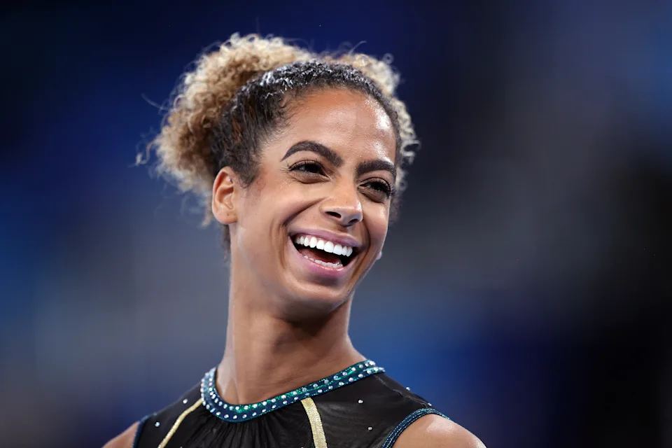 Danusia Francis couldn't compete at her best on an injured knee. But she still competed at the Olympics, which means the world to her. (Photo by Patrick Smith/Getty Images) Danusia Francis couldn't compete at her best on an injured knee. But she still competed at the Olympics, which means the world to her. (Photo by Patrick Smith/Getty Images)