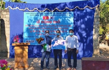 construction starts on vietnam rok friendship village in ninh thuan