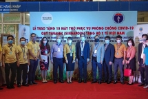 ha giang province receives aid from gni to fight covid 19