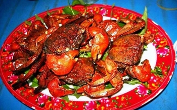 ba khia freshwater crabs in southern coastal provinces