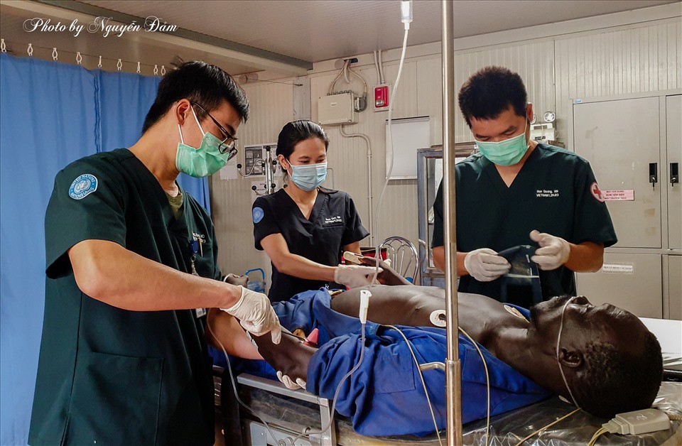 This is the 3rd stroke case treated during the tenure of more than 12 months at Vietnam's 3rd level 2 field hospital in South Sudan. This is the 3rd stroke case treated during the tenure of more than 12 months at Vietnam's 3rd level 2 field hospital in South Sudan.