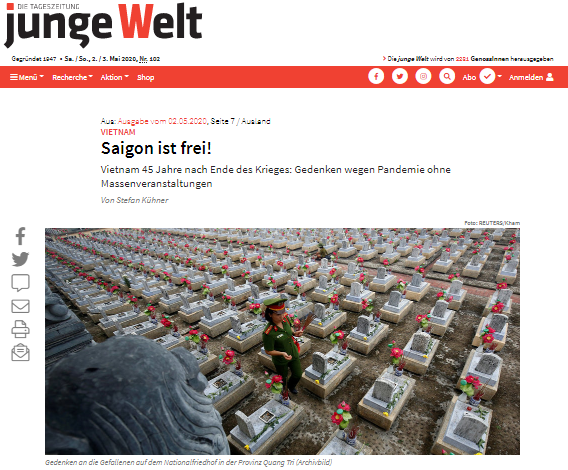 German Junge Welt daily hails Vietnam’s spirit of peace and national independence german junge welt daily hails vietnams spirit of peace and national independence