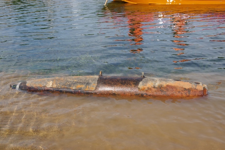 227 kg bomb safely handled in Quang Binh 227 kg bomb safely handled in quang binh