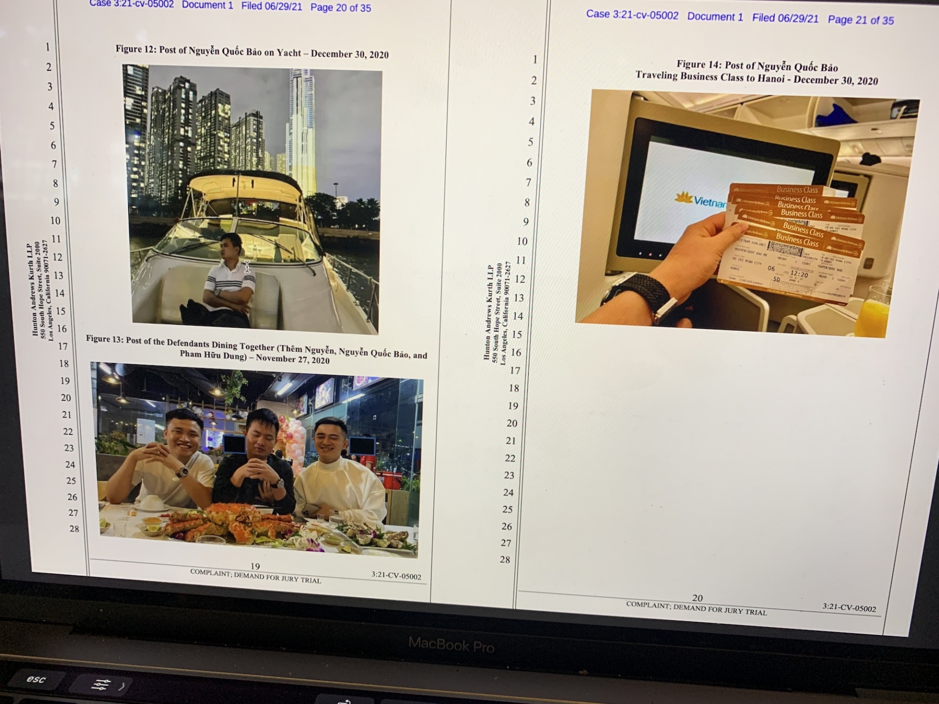 Four Vietnamese sued for running over $36-million unauthorized ads Four Vietnamese sued for running over $36-million unauthorized ads