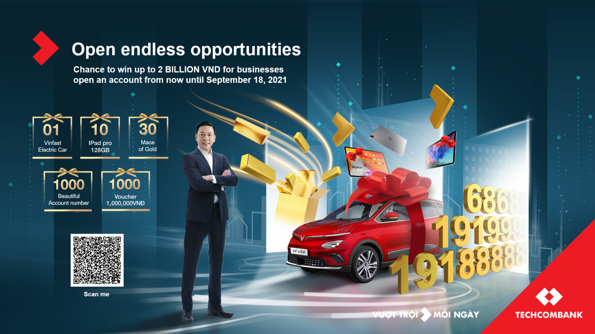 "Thousands of Outstanding Incentives” from Techcombank Await Businesses "Thousands of Outstanding Incentives” from Techcombank Await Businesses