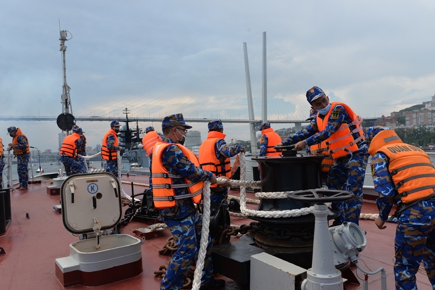 Vietnamese Naval Soldiers Arrives Russia for Naval Parade and 2021 Army Games Vietnamese Naval Soldiers Arrives Russia for Naval Parade and 2021 Army Games