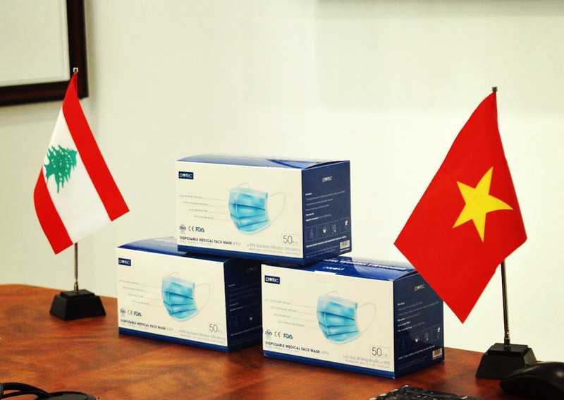 Vietnam-based charity donates 10,000 masks and gloves to hospitals in Beirut Vietnam based charity donates 10,000 masks and gloves to hospitals in Beirut