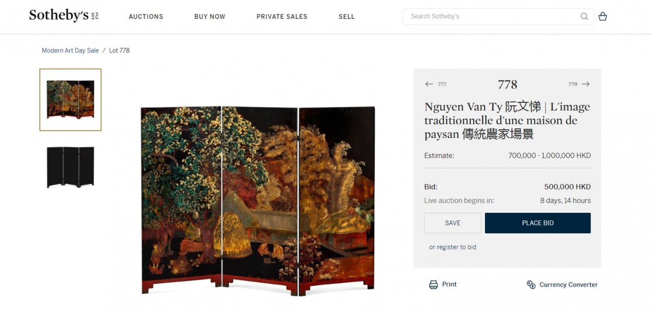 Family of late Vietnamese painter accuses Hong Kong auction house selling fake painting Family of late Vietnamese painter accuses Hong Kong auction house selling fake painting