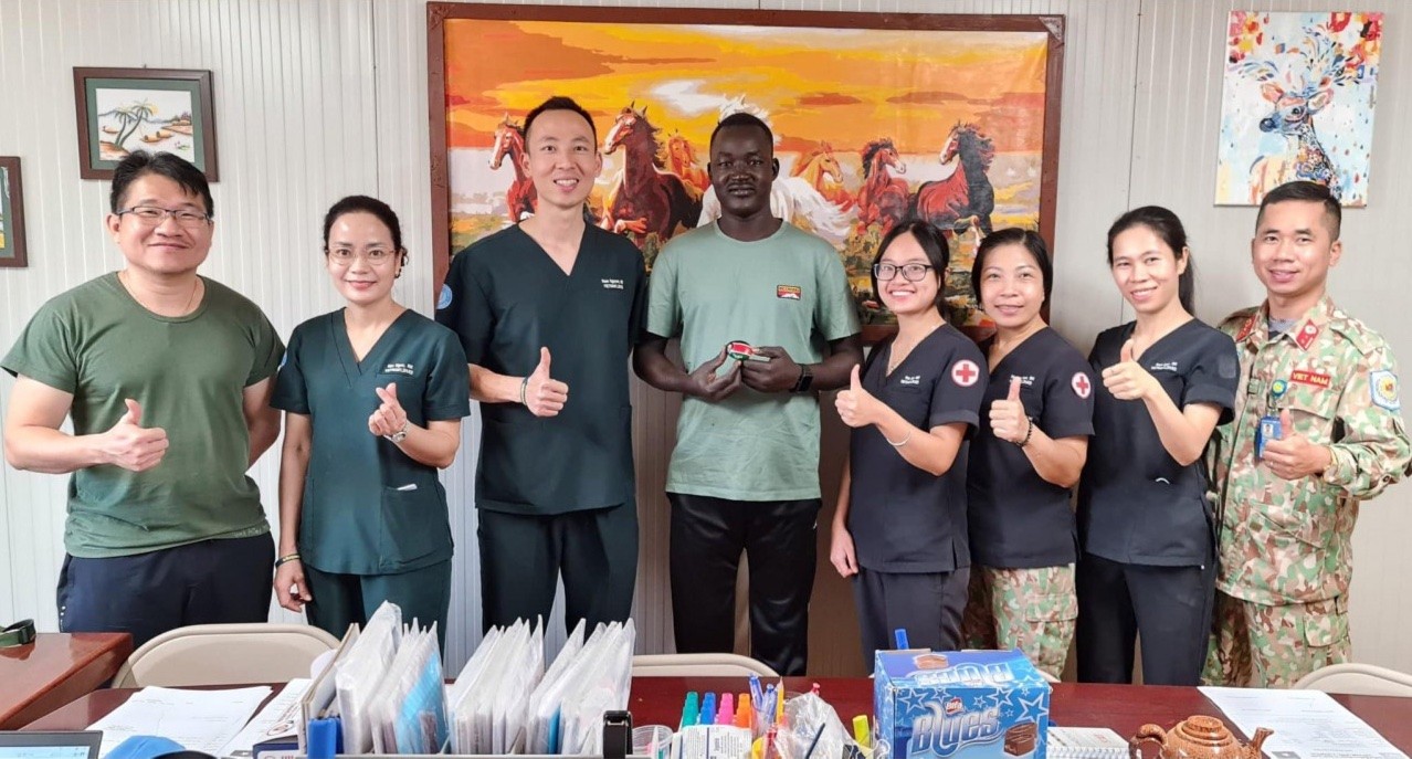 Vietnam Successfully Operates for UN Staff Vietnam Successfully Operates for UN Staff