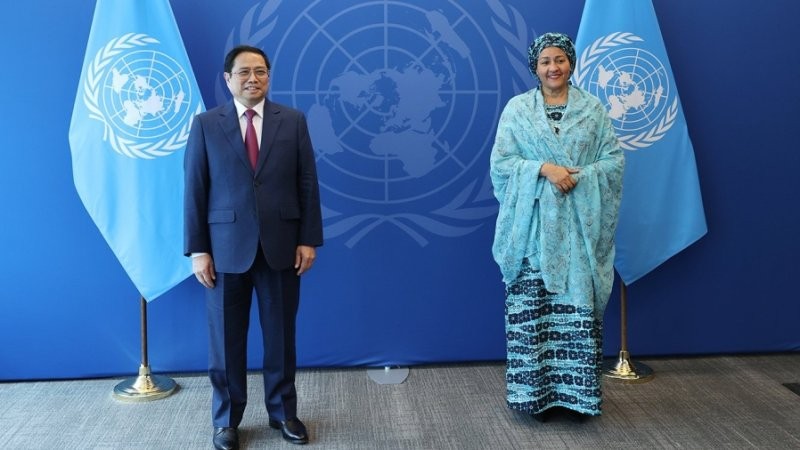 PM Meets UN & UNICEF leaders, Visits New York Stock Exchange PM Meets UN & UNICEF leaders, Visits New York Stock Exchange