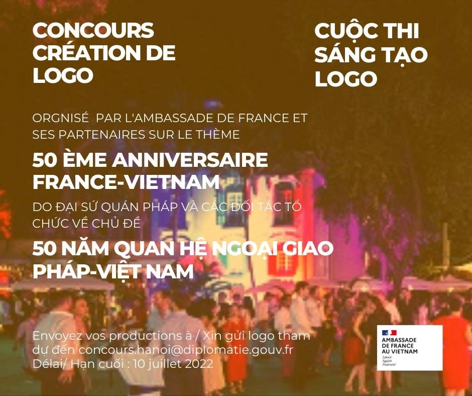 How to Enter the Logo Design Contest for the 50th Anniversary of French-Vietnamese Diplomatic Relations